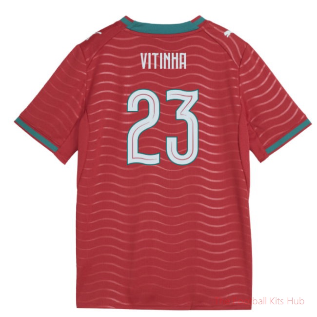 [SD] 2026/27 Portugal Home Shirt (Kids) (Vitinha 23)