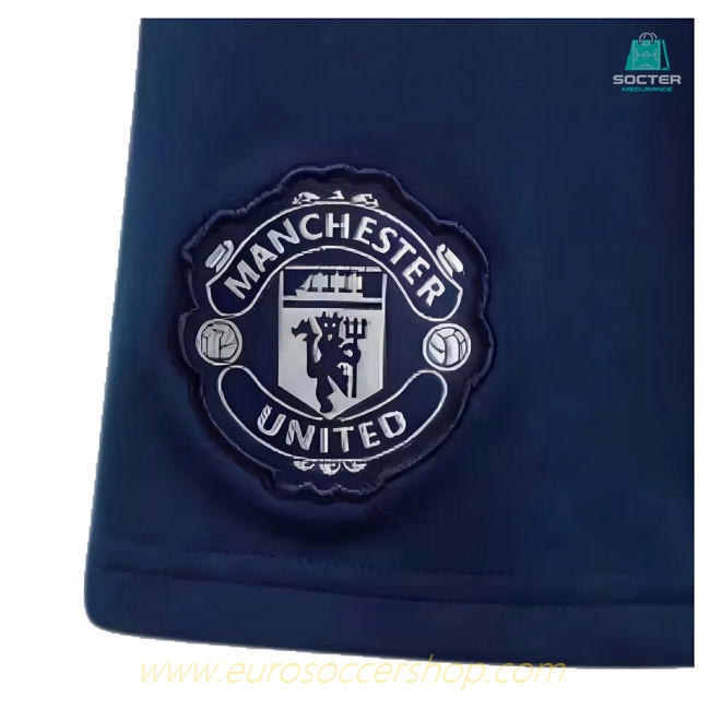 2024-2025 Man Utd Away Shorts (Night Indigo) - Kids