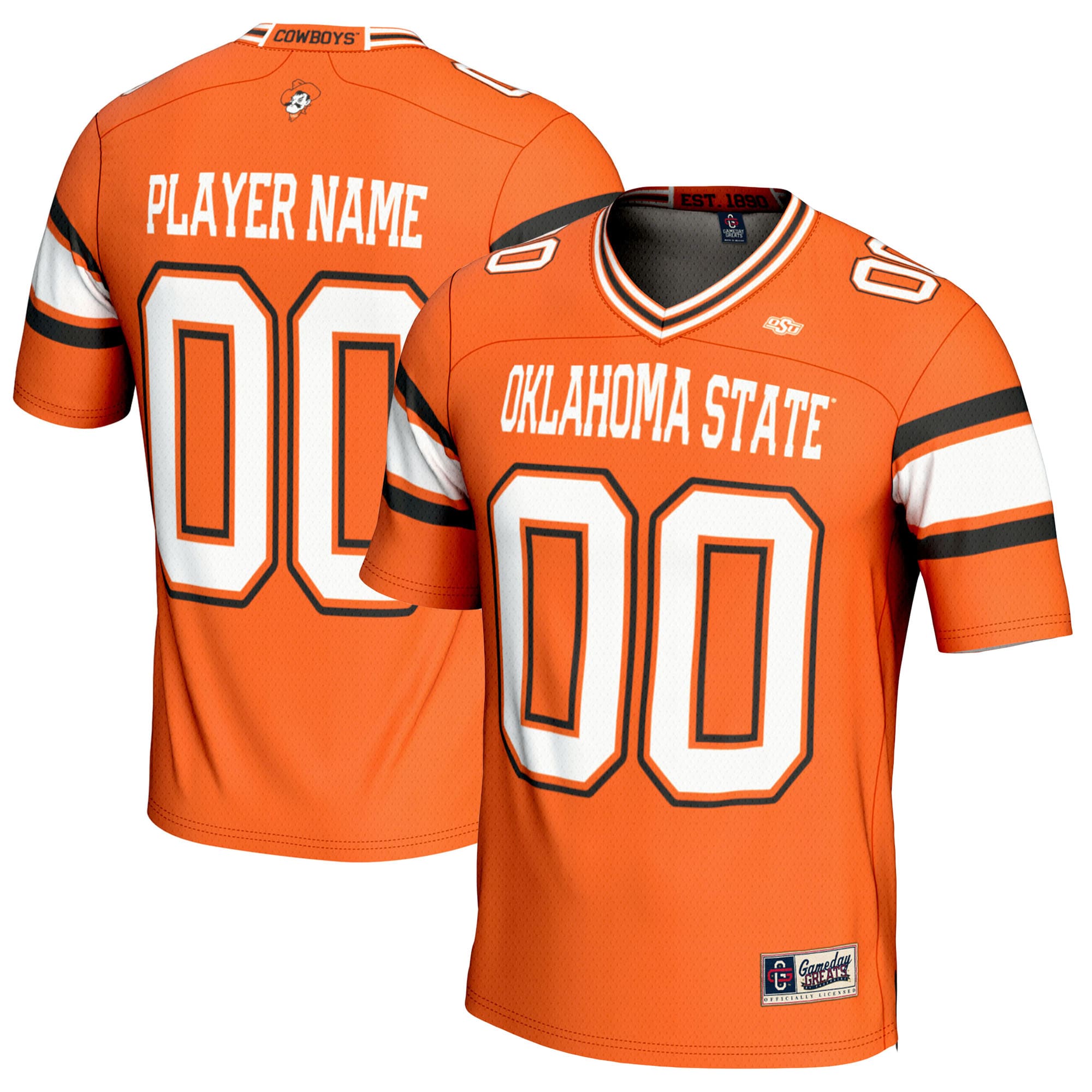 [NJP] Oklahoma State Cowboys GameDay Greats NIL Pick-A-Player Football Jersey - Orange