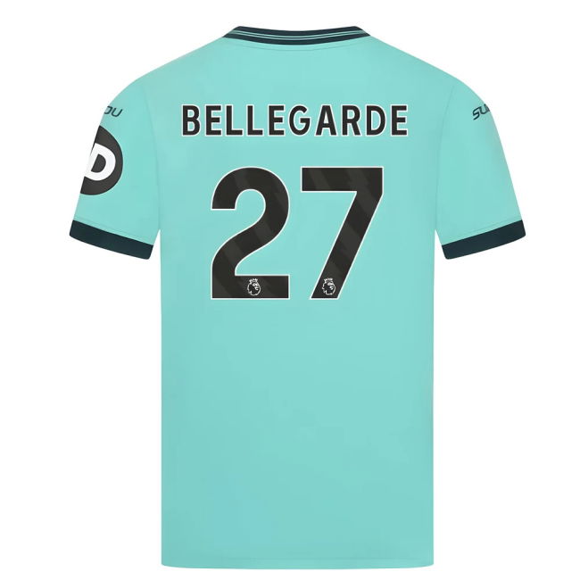 2025-2026 Wolves Away Shirt (Kids) (Bellegarde 27) | Classic Style