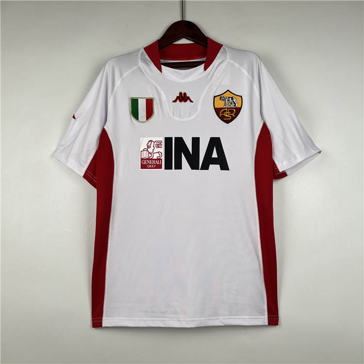 Licensed AS Roma 0102 Retro Shirt - Official Replica 10138