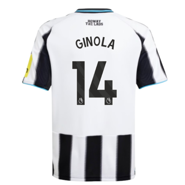 Authentic 2025-2026 Newcastle Home Shirt (kids) (ginola 14) - Premium