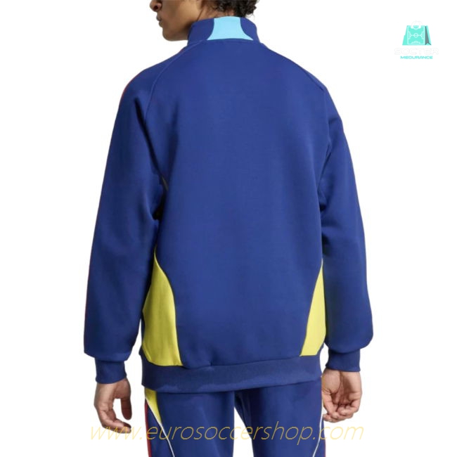 2025-2026 Arsenal UBP Track Top (Victory Blue)
