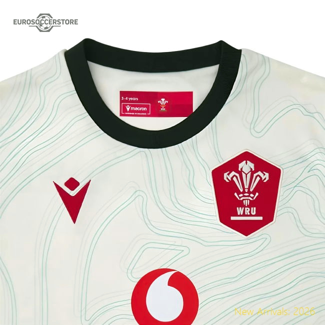 Wales Children 2025 Away Jersey Shirt Football Fan Match Day Essential