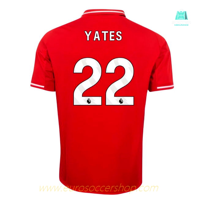 2025-2026 Nottingham Forest Home Shirt (Yates 22)