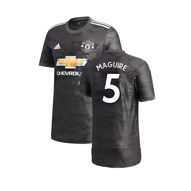 Manchester United 2020-21 Away Jersey ((Excellent) L) (MAGUIRE 5)