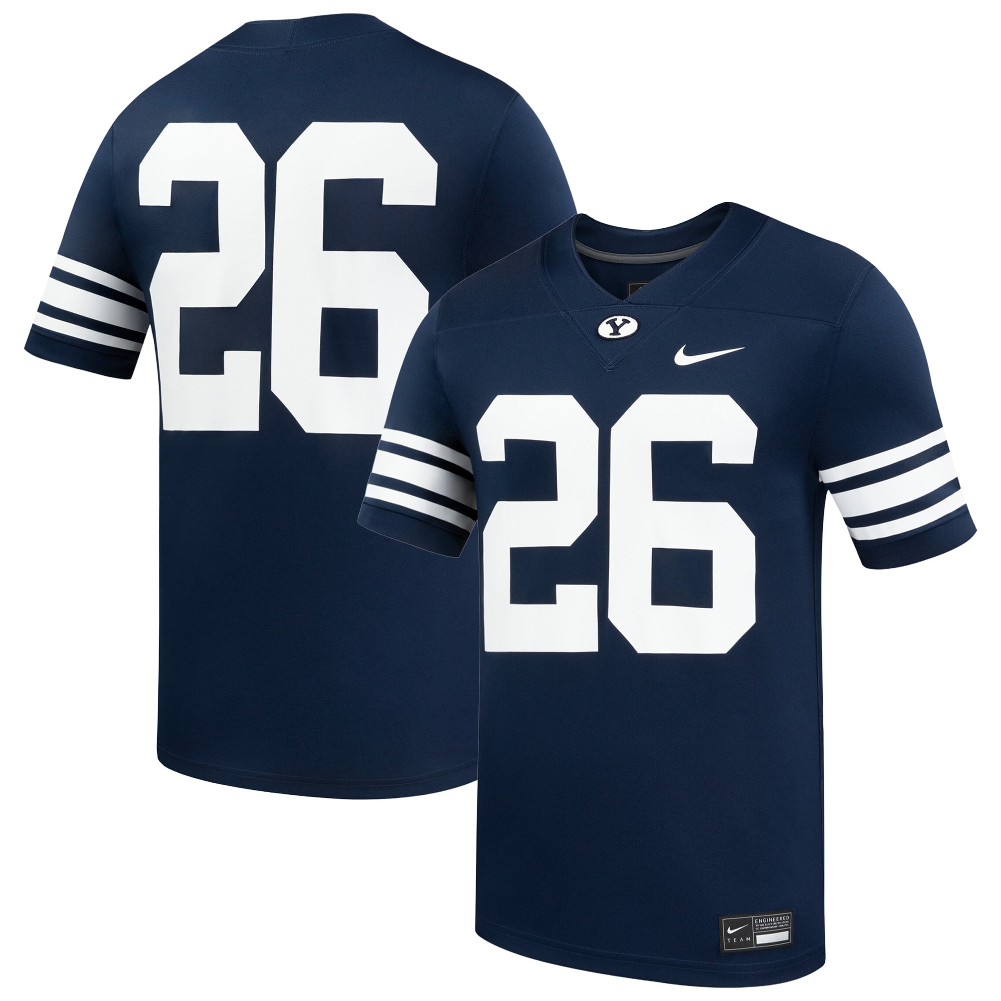 BYU Cougars Home #26 Football Jersey - Navy | Stadium Series 2026/27