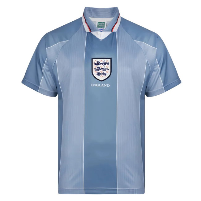 Score Draw England 1996 Away Euro Championship Retro Football Shirt