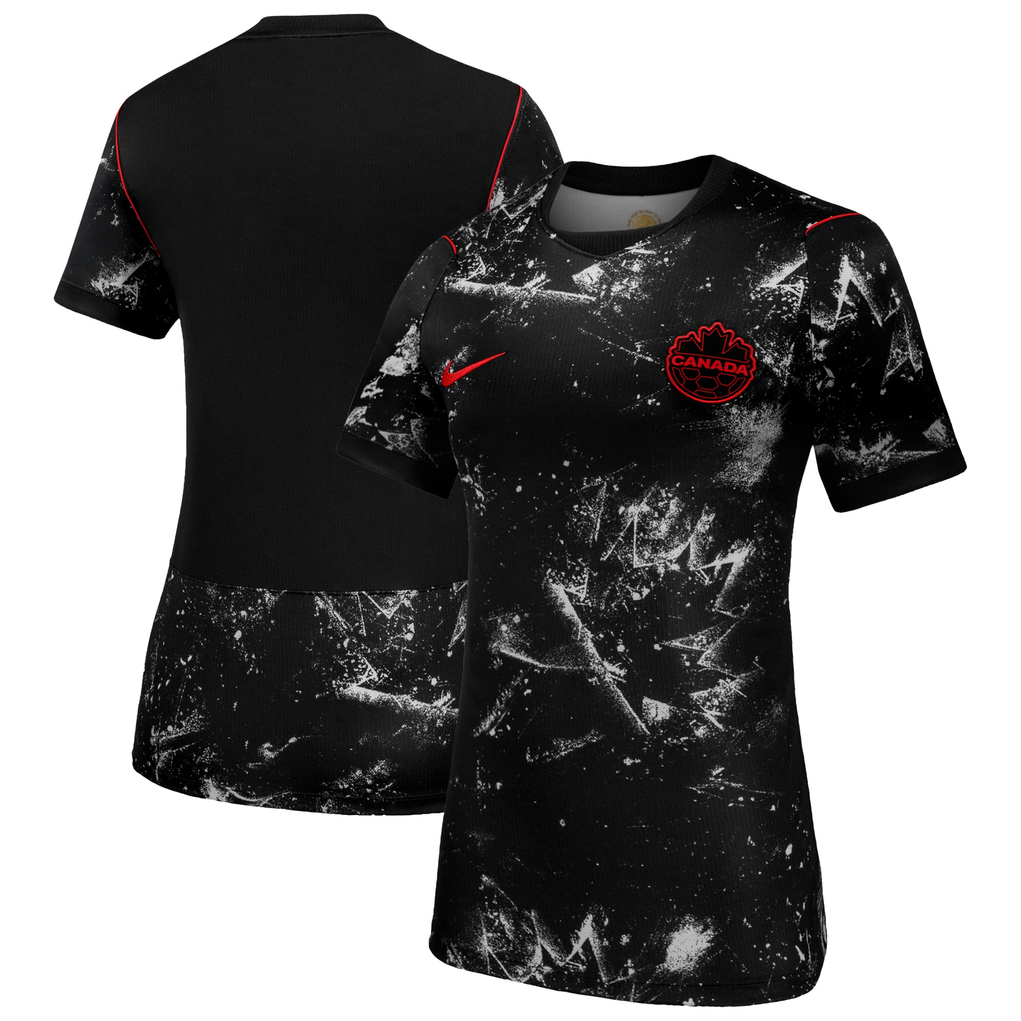 [SJH] Canada Soccer Women's 2026 Away Stadium Replica Jersey - Black