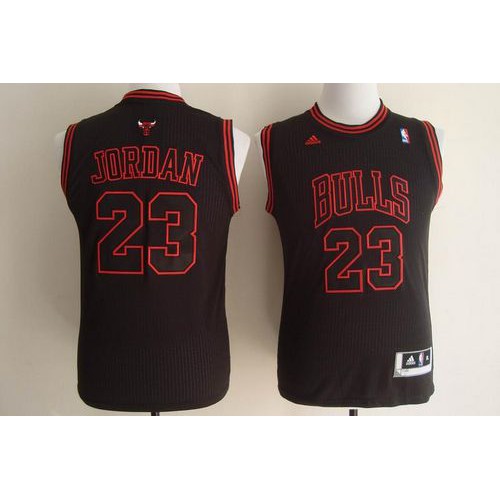 Jordan Clippers Black Chicago Bulls #23 Jersey - Game Day Wear