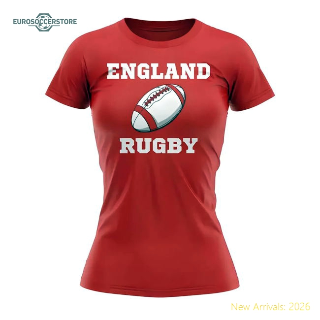 England Rugby Training Kit Fan Version Ladies Shirt Football Fan Apparel