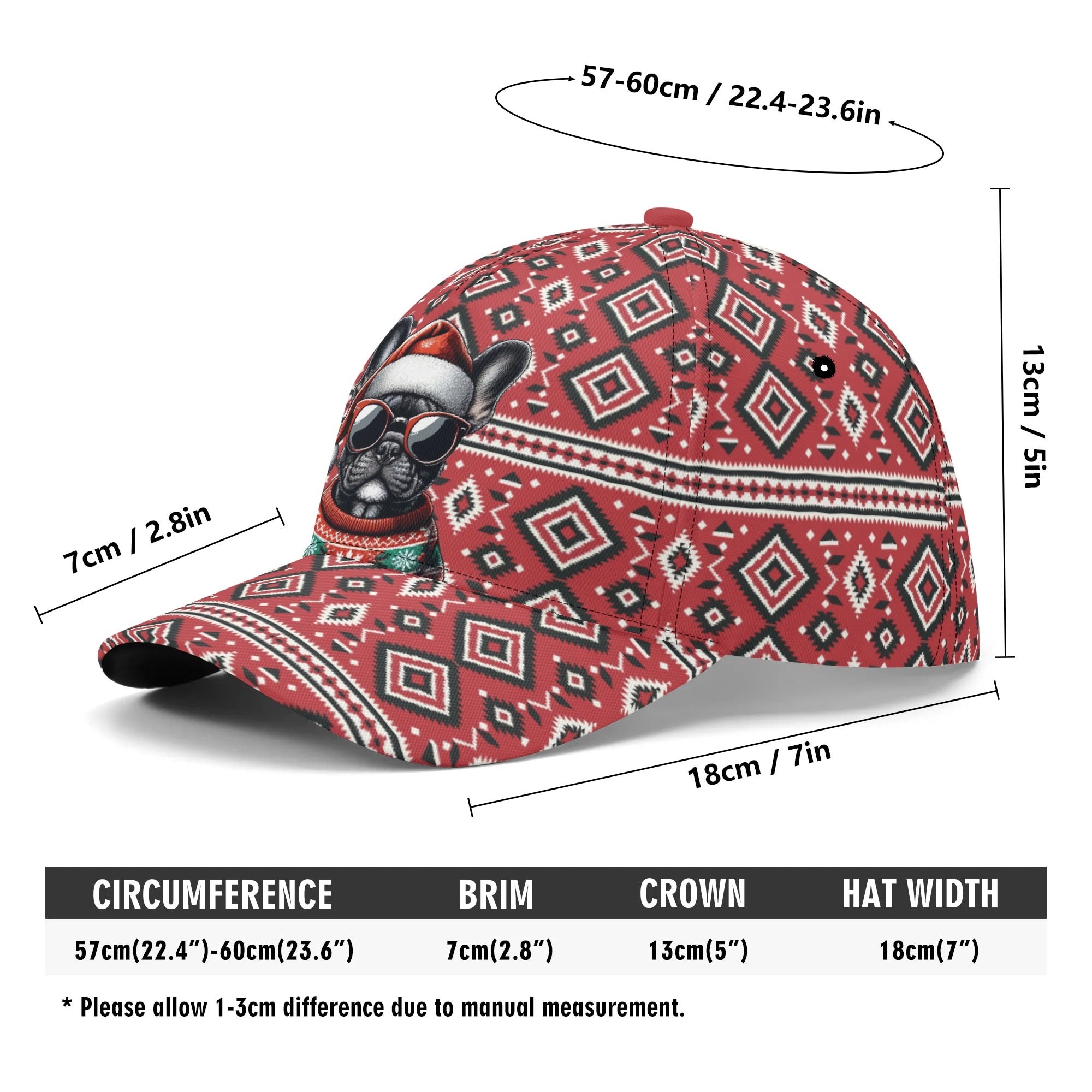 French Bulldog Aspen Baseball Cap Practical Pet Supply