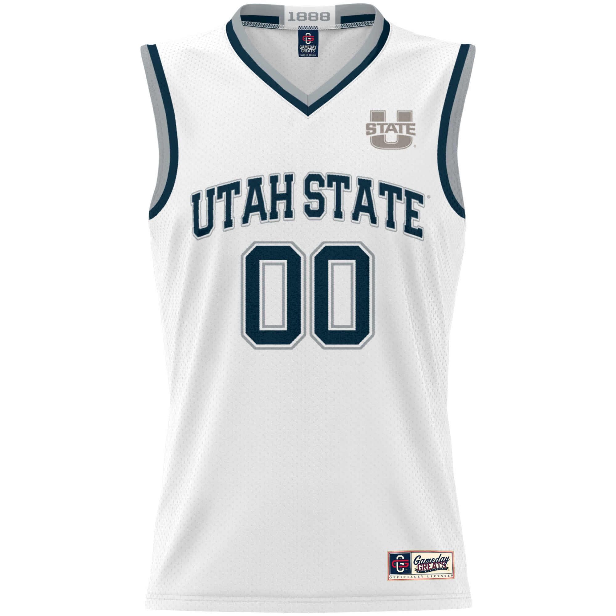 [DDG] Utah State Aggies GameDay Greats Youth NIL Pick-A-Player Lightweight Women's Basketball Jersey - White