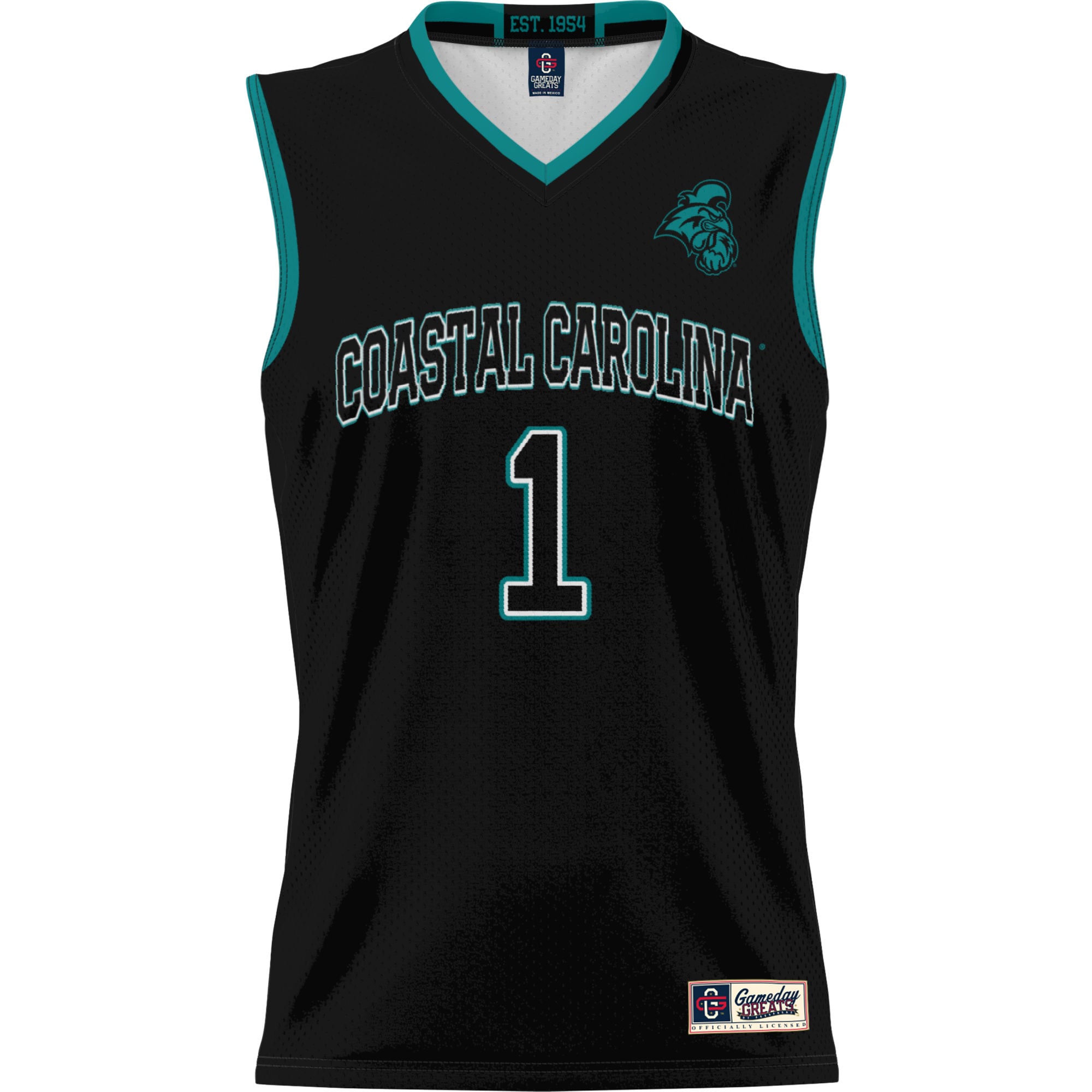 [DDG] Coastal Carolina Chanticleers GameDay Greats Youth Lightweight Basketball Jersey - Black