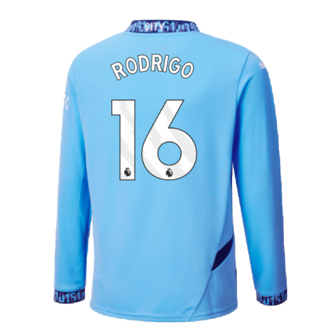 2024-2025 Man City Shirt (Kids) (Rodrigo 16) (Kids) | Comfortable