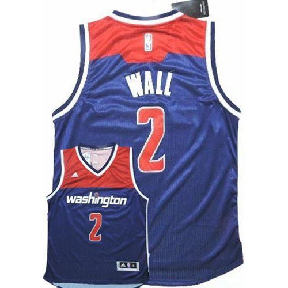 Wizards #2 John Wall Navy Blue Alternate Stitched NBA Jersey