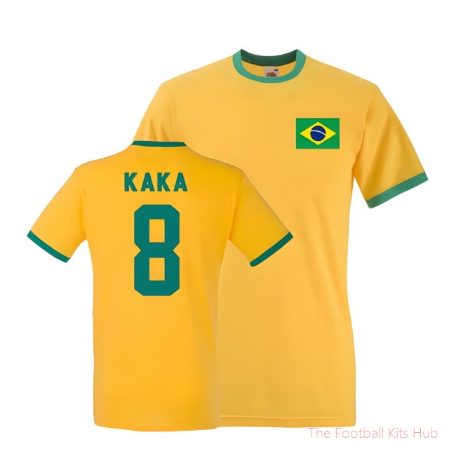 Men Kaka Brazil Ringer Tee (yellow)