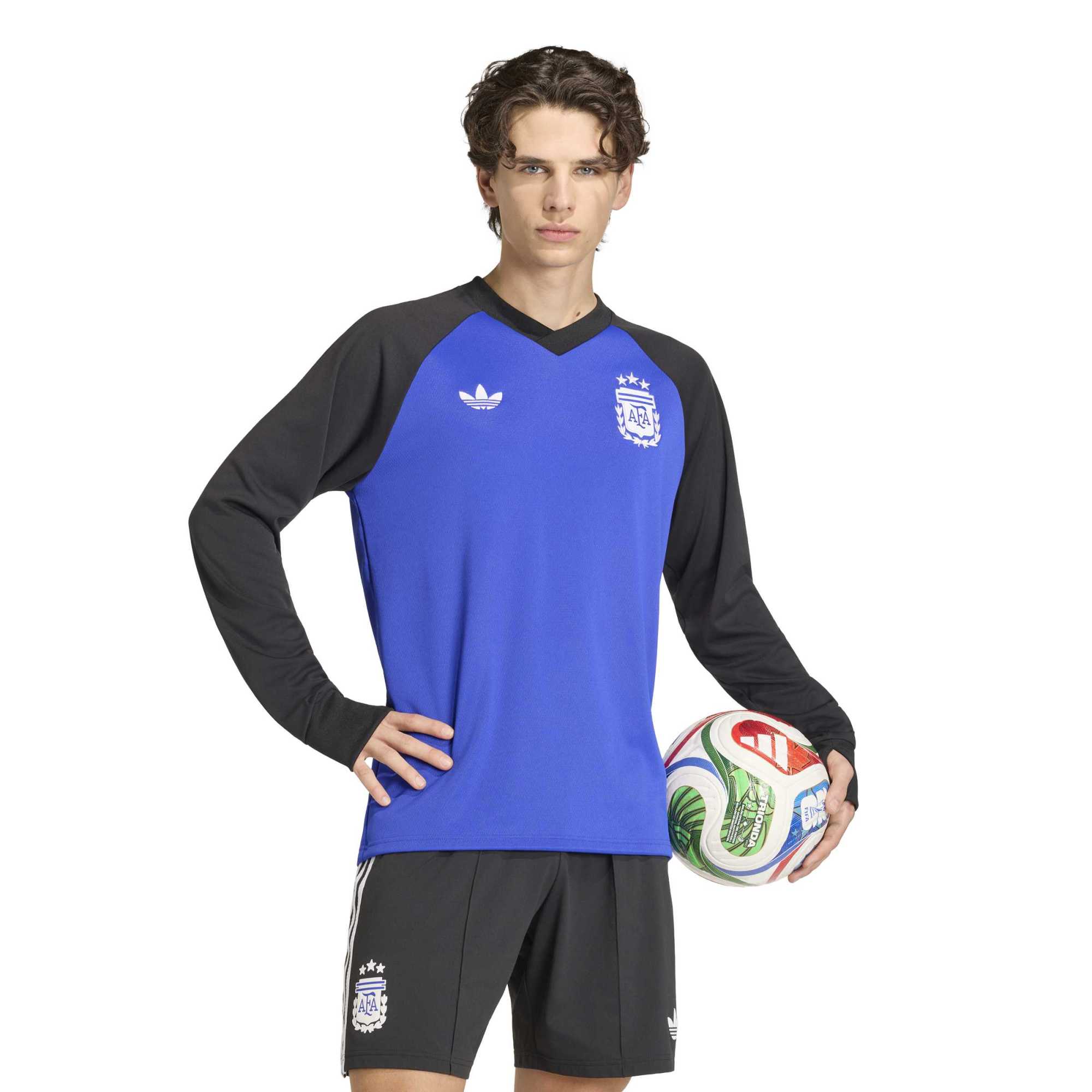 [SJH] Argentina National Team 2026 Long Sleeve Pre-Match Jersey Top - Blue