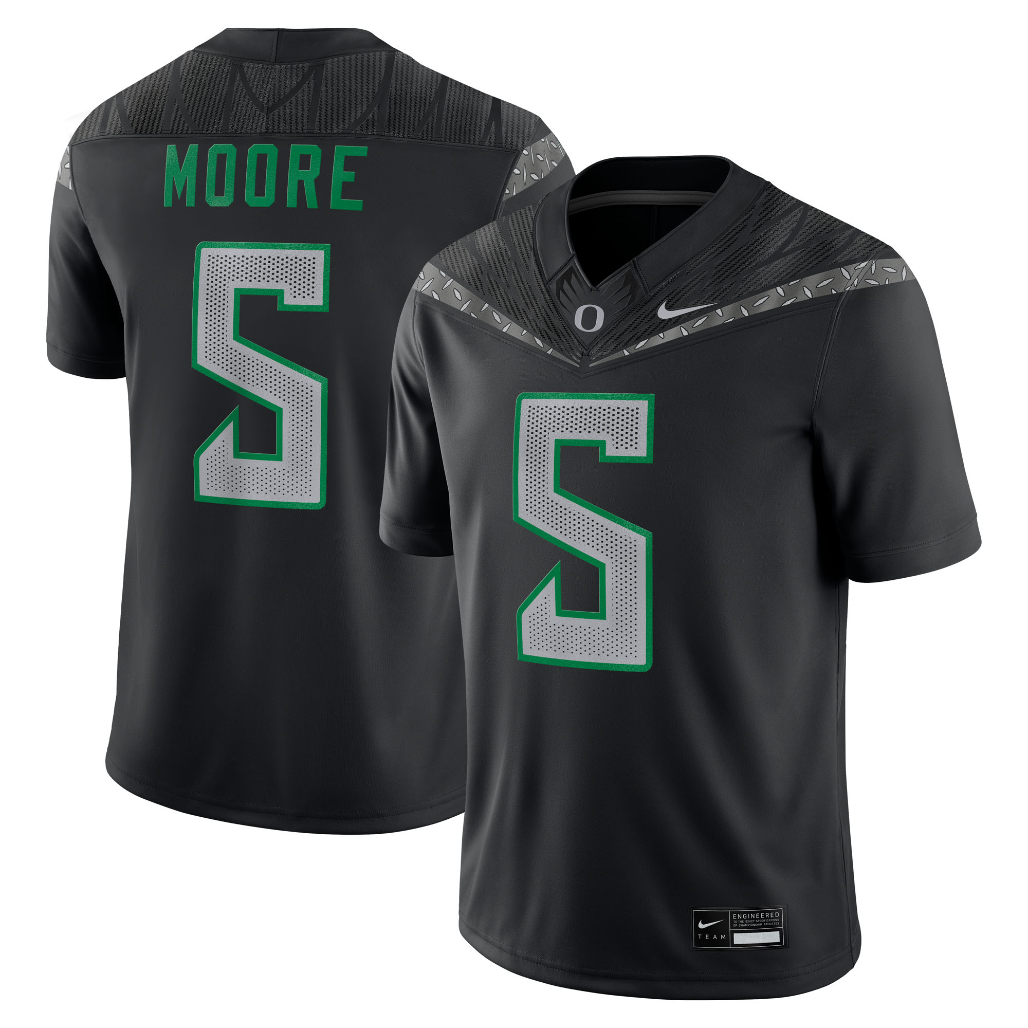 Dante Moore Oregon Ducks Home NIL Football Game 2026 Season Football Jersey - Black