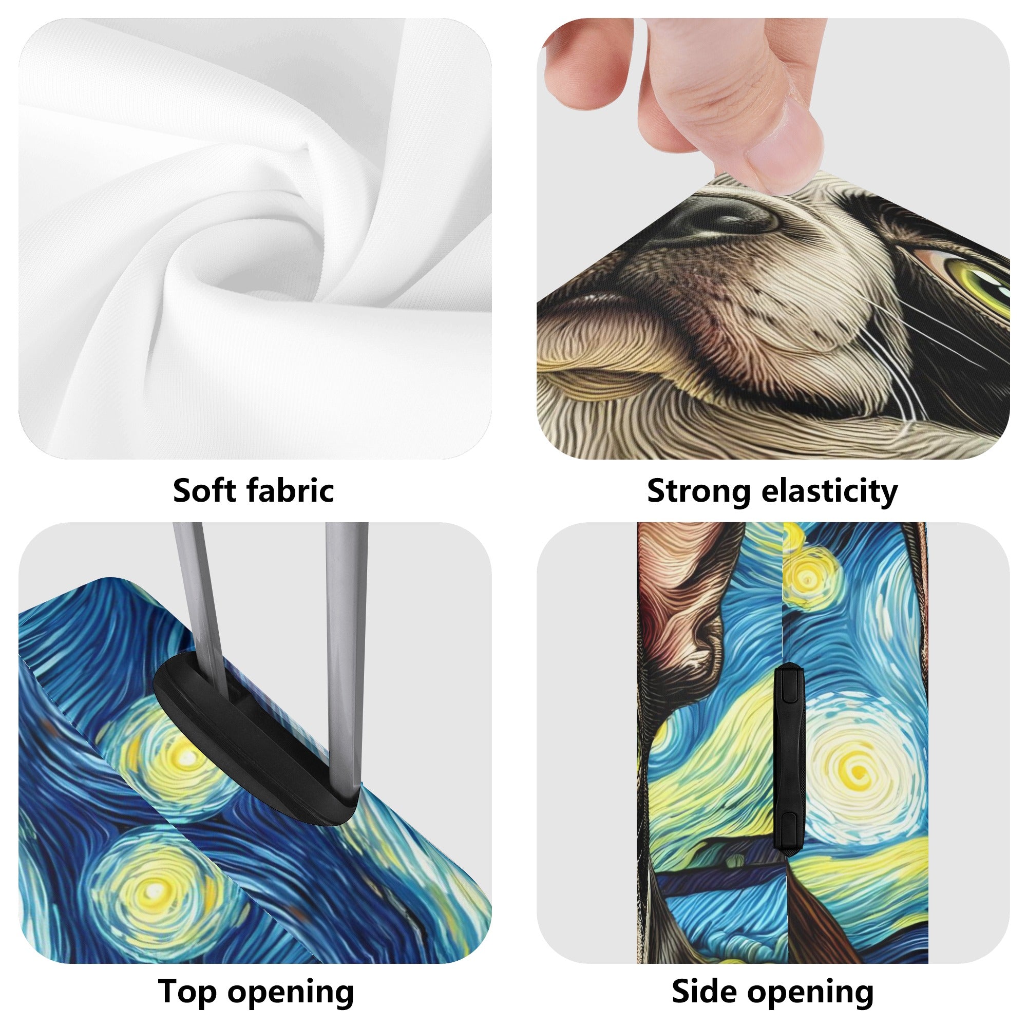 Luggage Cover For Boston Terrier Lovers Paw Protection | Durable Build