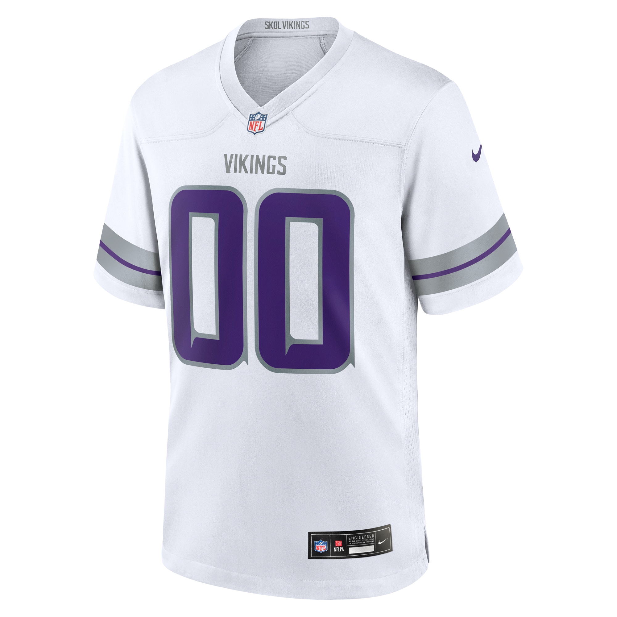 [LK] Minnesota Vikings Alternate Custom Game Jersey - White