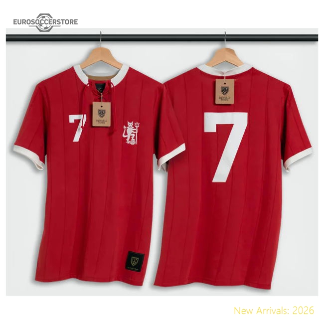 Authentic Manchester Ronaldo Retro Shirt With Laces The Devil