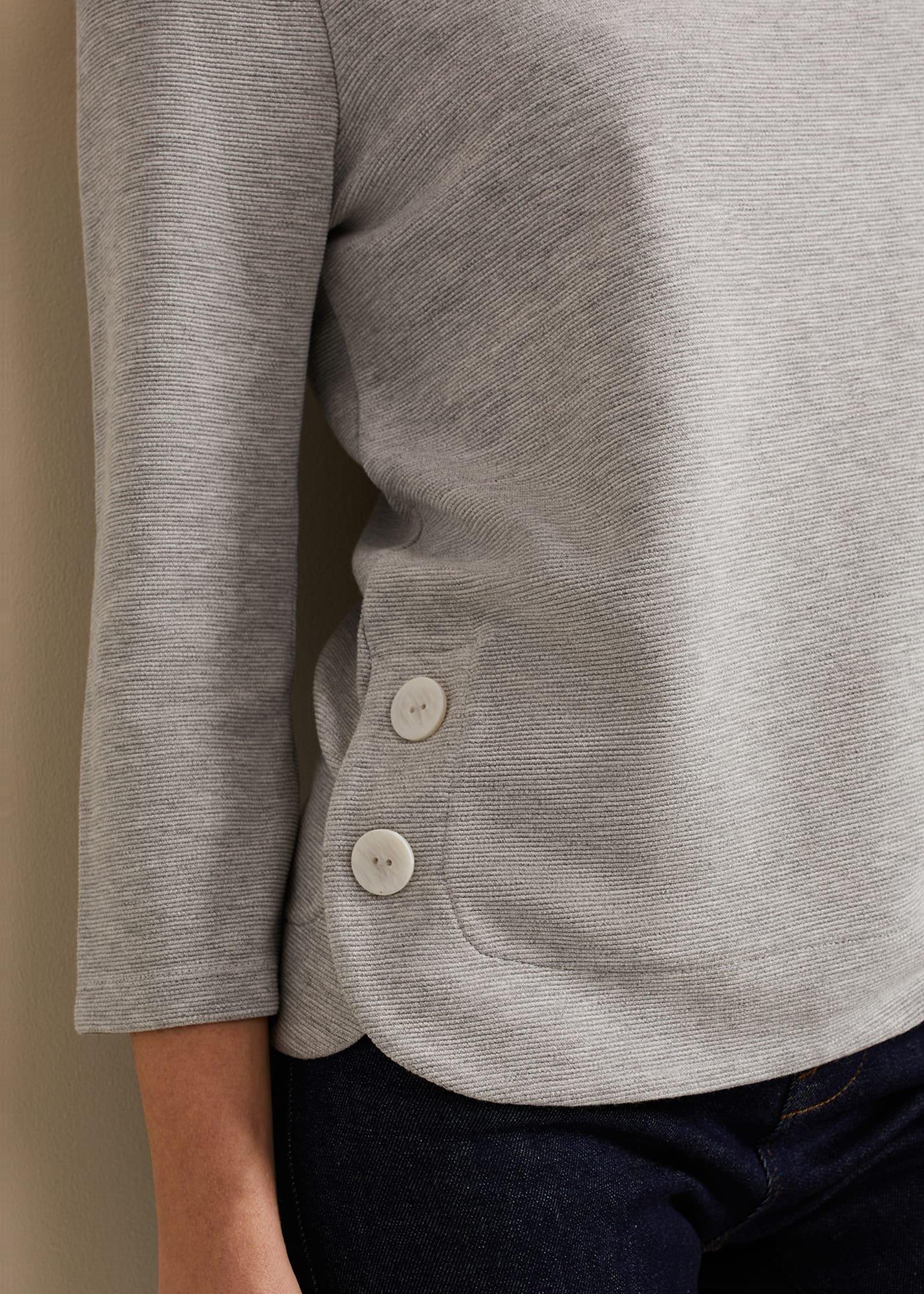Remy Textured Cowl Neck Top