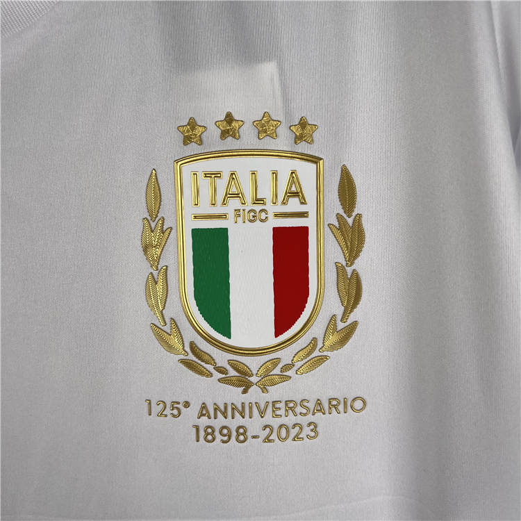 Licensed Official 2023 Italy 125th Anniversary Football Shirt