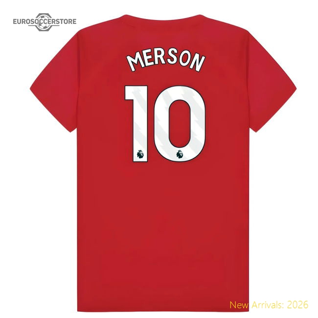 Authentic Arsenal Poly T-shirt (red) - Kids (merson 10) - Premium