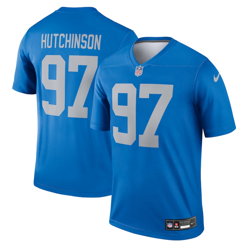 None Aidan Hutchinson DET Lions Championship Officially Licensed Je...