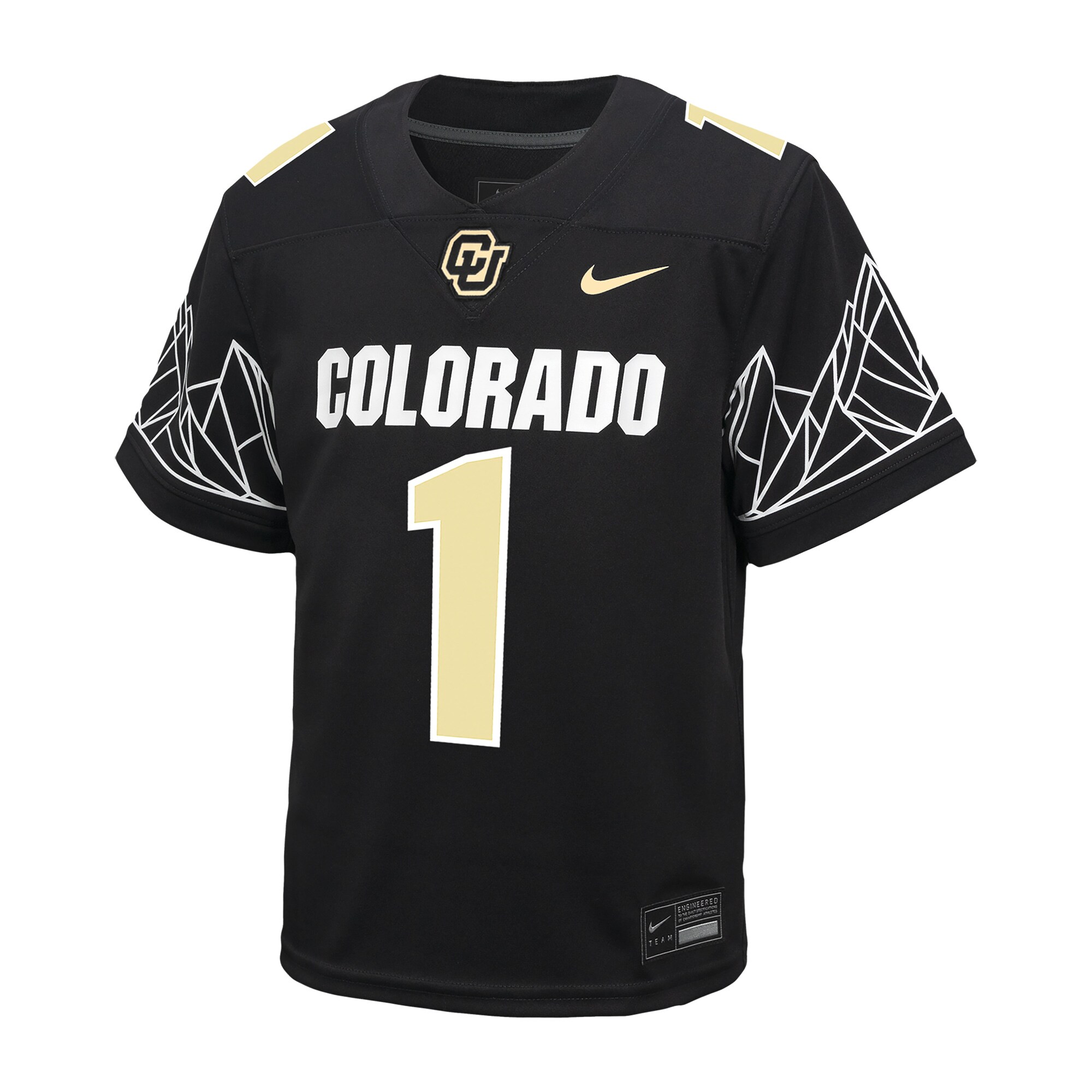 [DDG] Colorado Buffaloes Preschool Untouchable Replica Football Jersey - Black