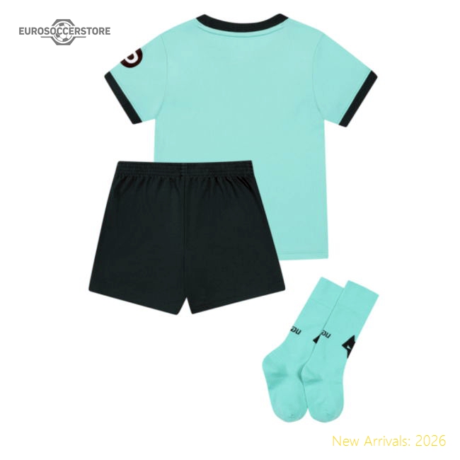 Wolves Away Baby Kit 2025-2026 Match Version Jersey