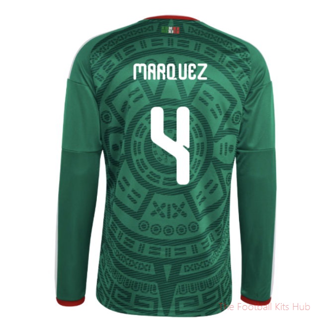 [LK] 2026/27 Mexico Long Sleeve Home Shirt (Marquez 4)
