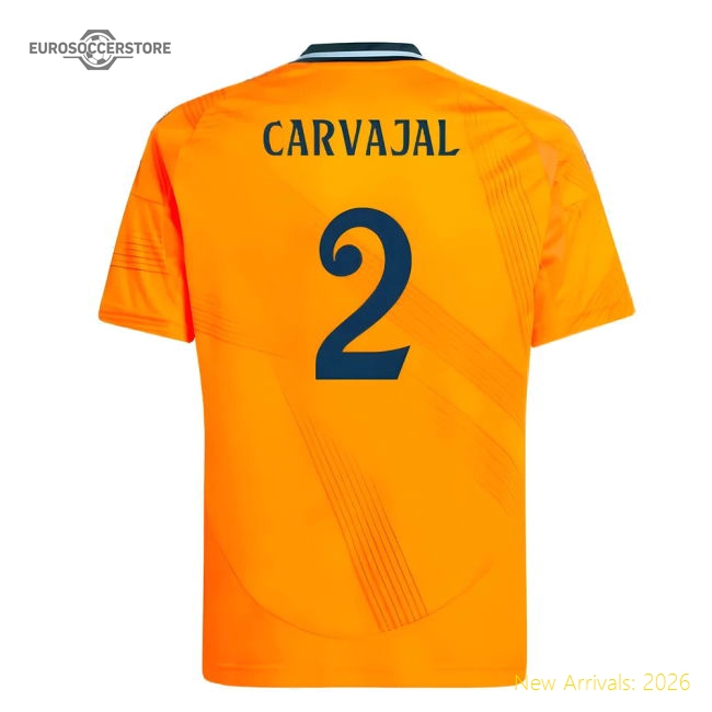 High-quality 2024-2025 Real Madrid Road Jersey (kids) (carvajal 2)