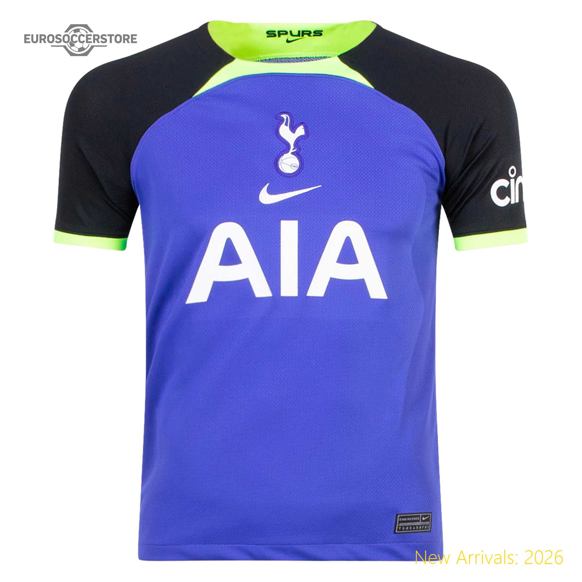 Kids Tot Tottenham Hotspur Away Authentic Away Jersey 2023