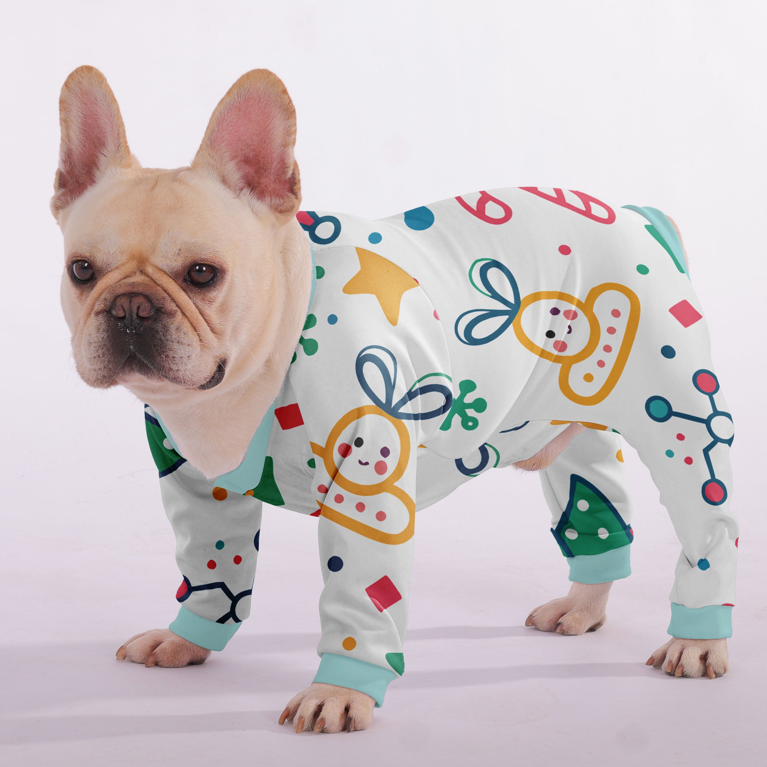 Tofu - Breed-specific Frenchie Pajama Summer Wear | Safe For Paws