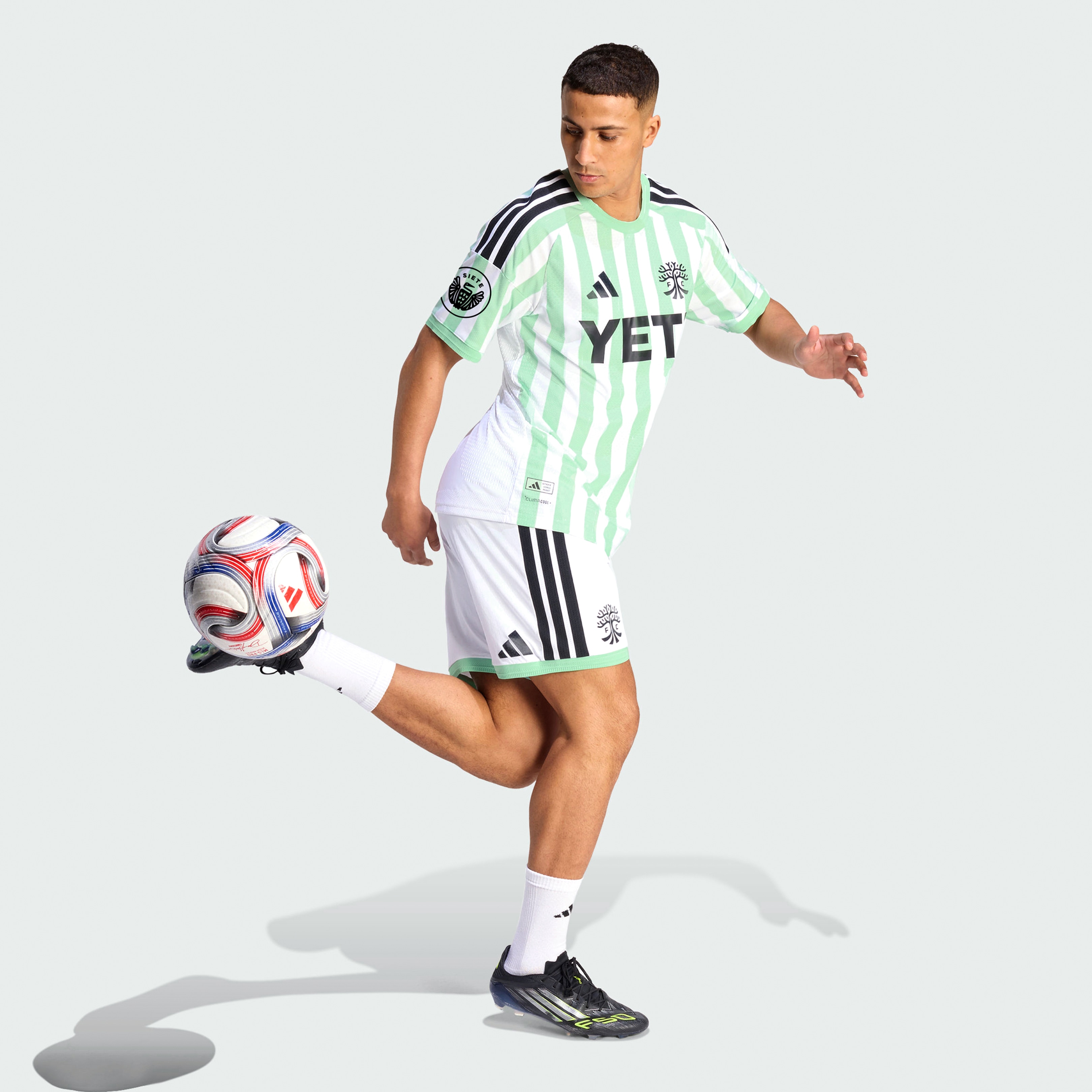 [SJH] Austin FC 2026 The Rooted Kit On-Field Authentic Patch Jersey - White