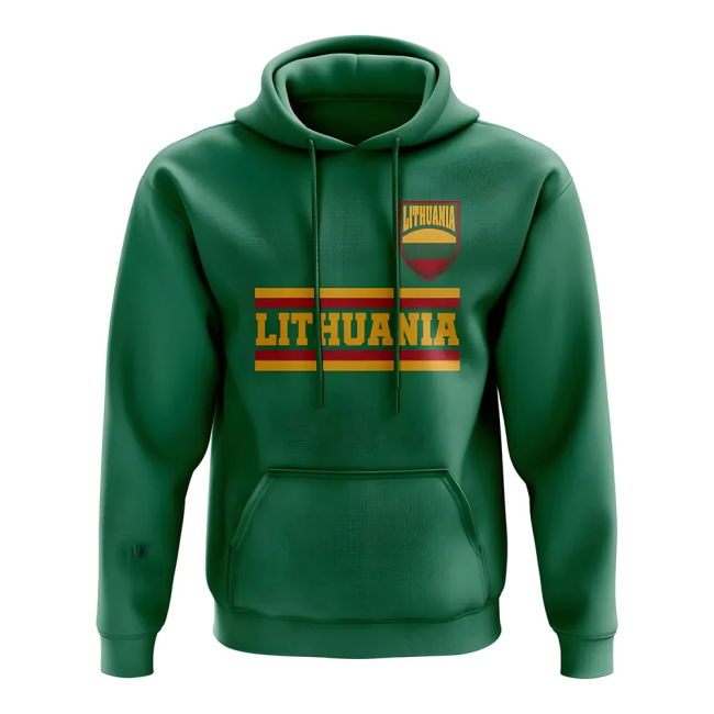 Lithuania Core Football Country Hoody (Green) Performance