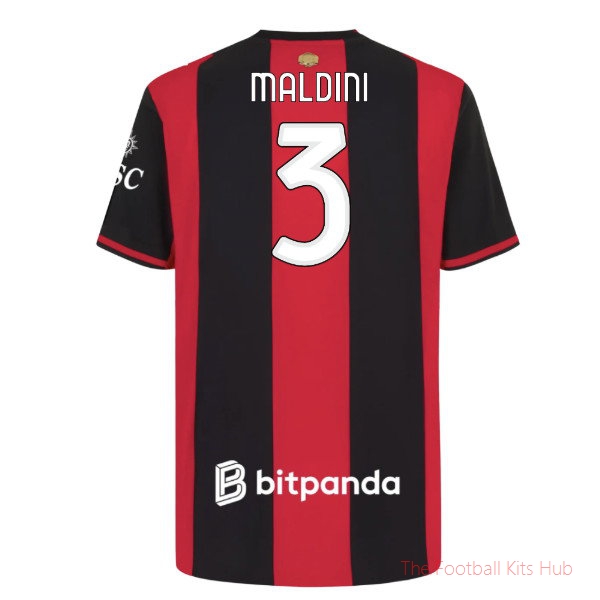 AC Milan 2026 2027 Authentic Home Shirt (Maldini 3)