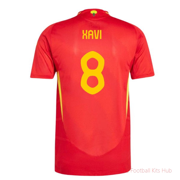 2024-2025 Spain Authentic Home Shirt (Xavi 8)