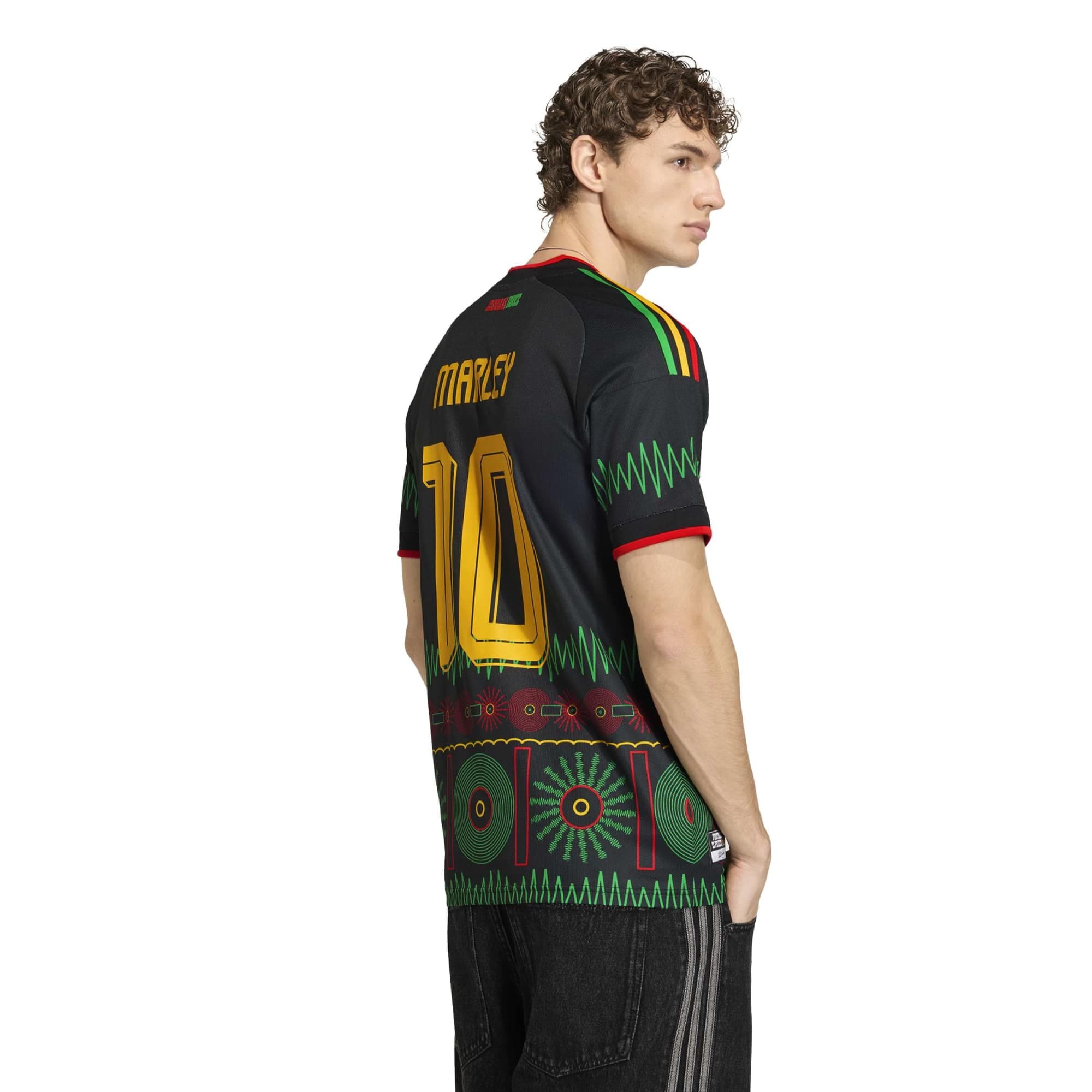 [SJH] Bob Marley Jamaica National Team 2026 Away Replica Jersey - Black