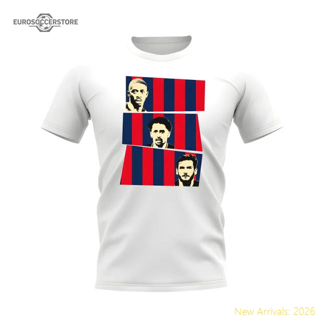 Teams,Psg Psg Club Dembele Marquinhos Kvaratskhelia T-Shirt (White)