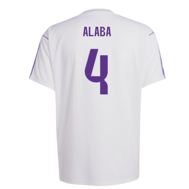 High-Quality Real Madrid Terrace Icons Shirt (White) (Alaba 4)