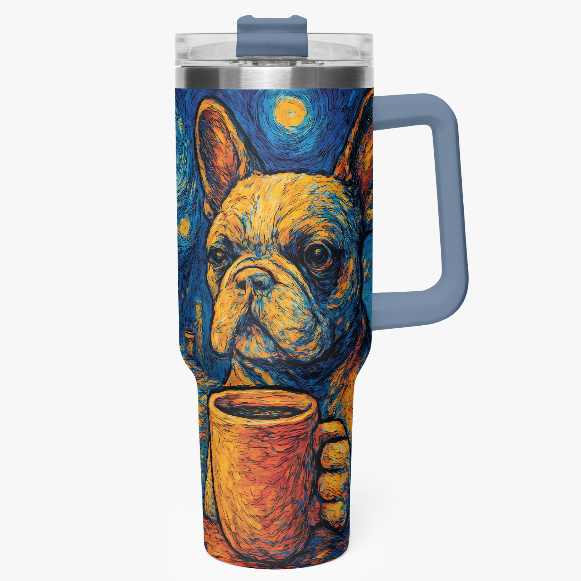 Trendy Fashion-Forward Reuben - Car Tumbler Cup for Casual Outings