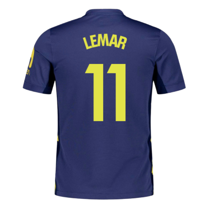 Official Away Atletico Madrid Lemar Jersey 2025-2026 Moisture-wicking