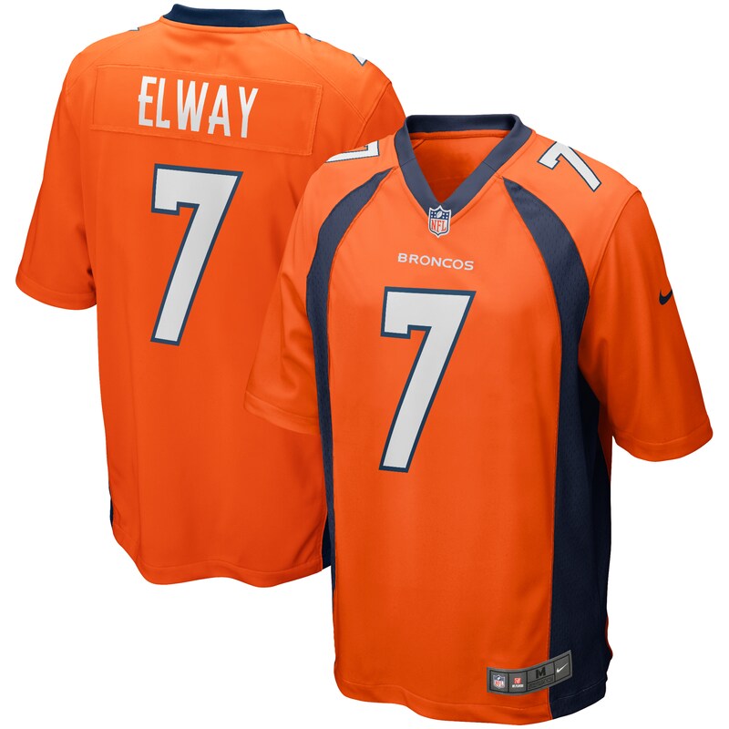None John Elway DEN Broncos Modern Cost-Effective Jersey Game Day Wear