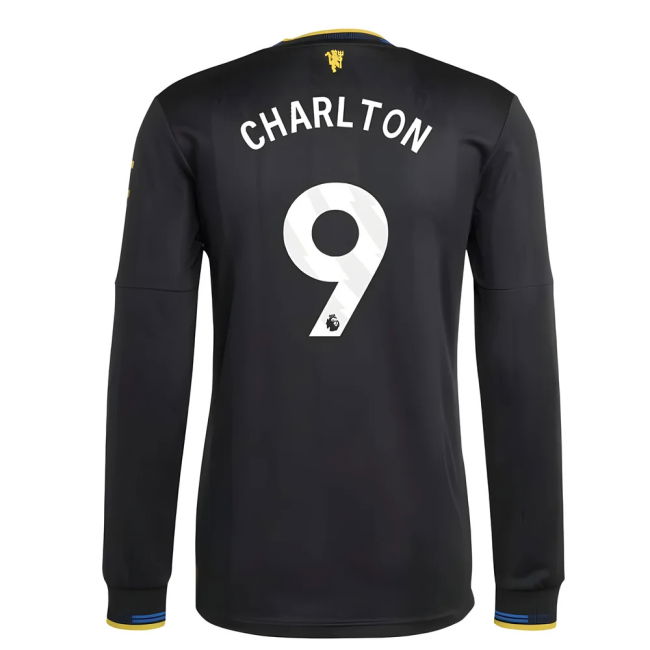Man Utd 2025-20 Third Football Shirt Charlton Signature 9 L M S