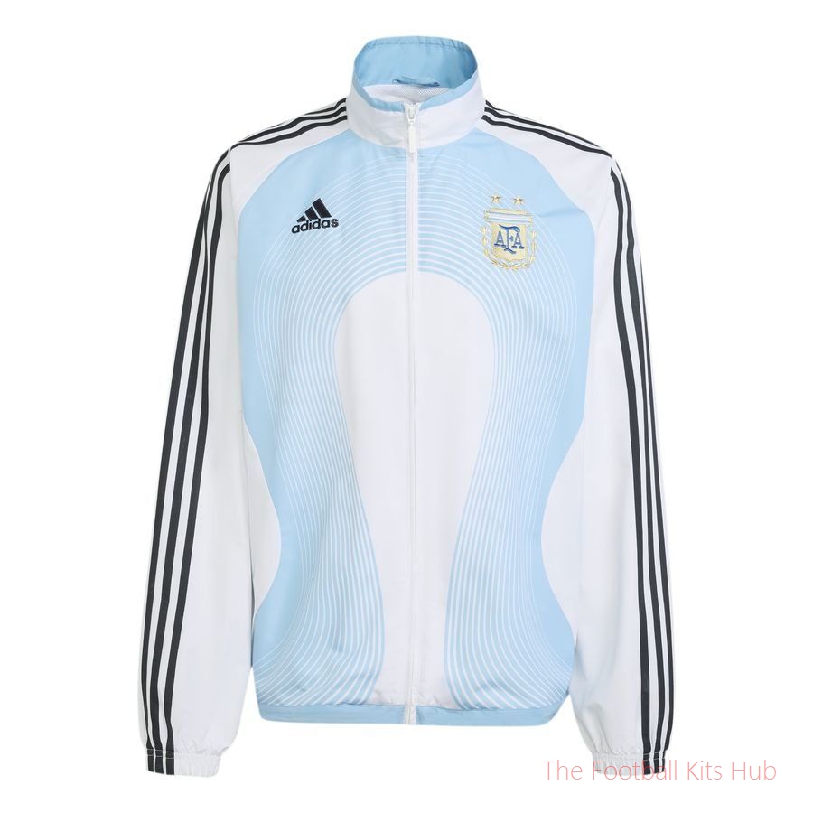 Argentina Track Top 2006 - White/Blue