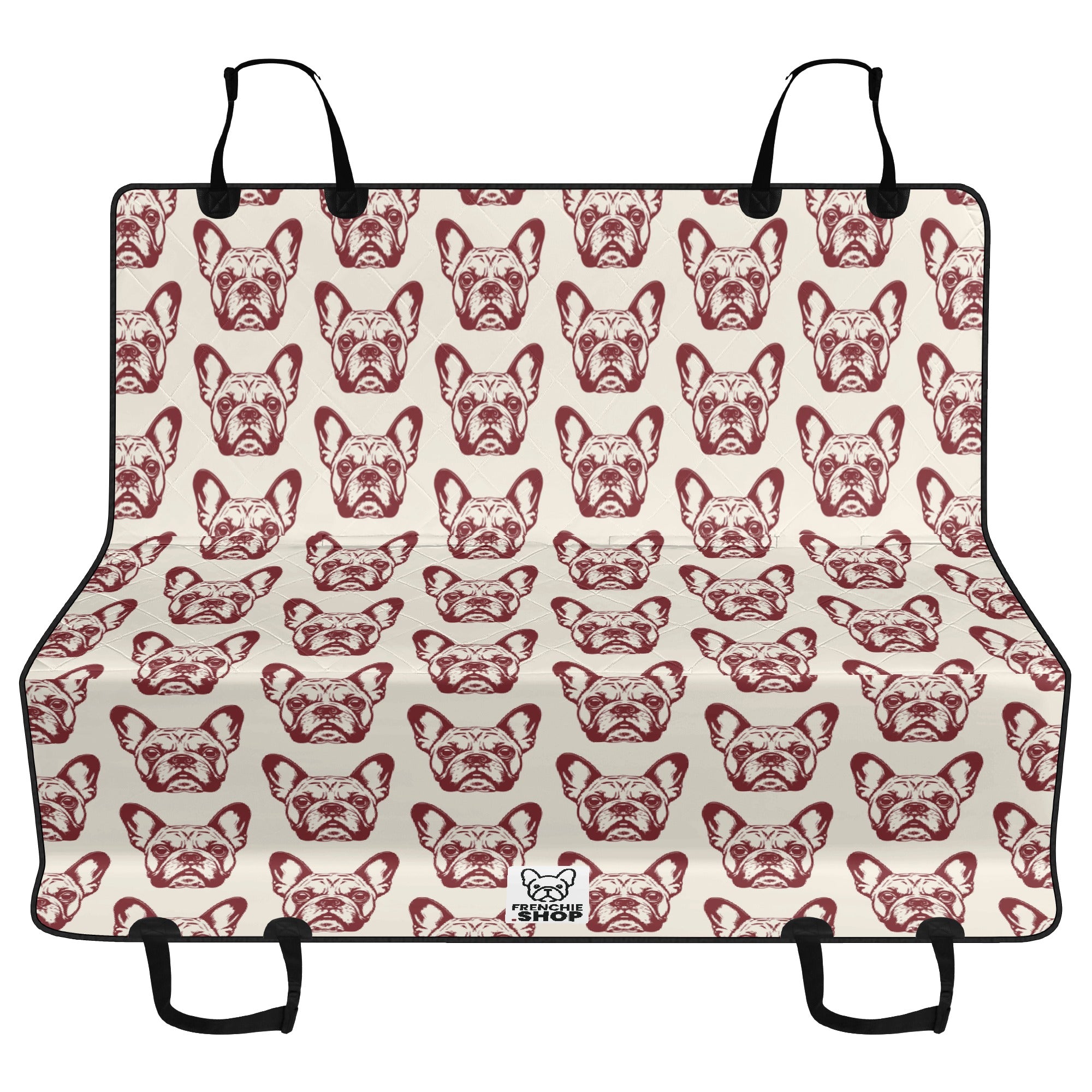 High-Quality Waffle - Car Pet Seat Covers For French Bulldog for Ever...