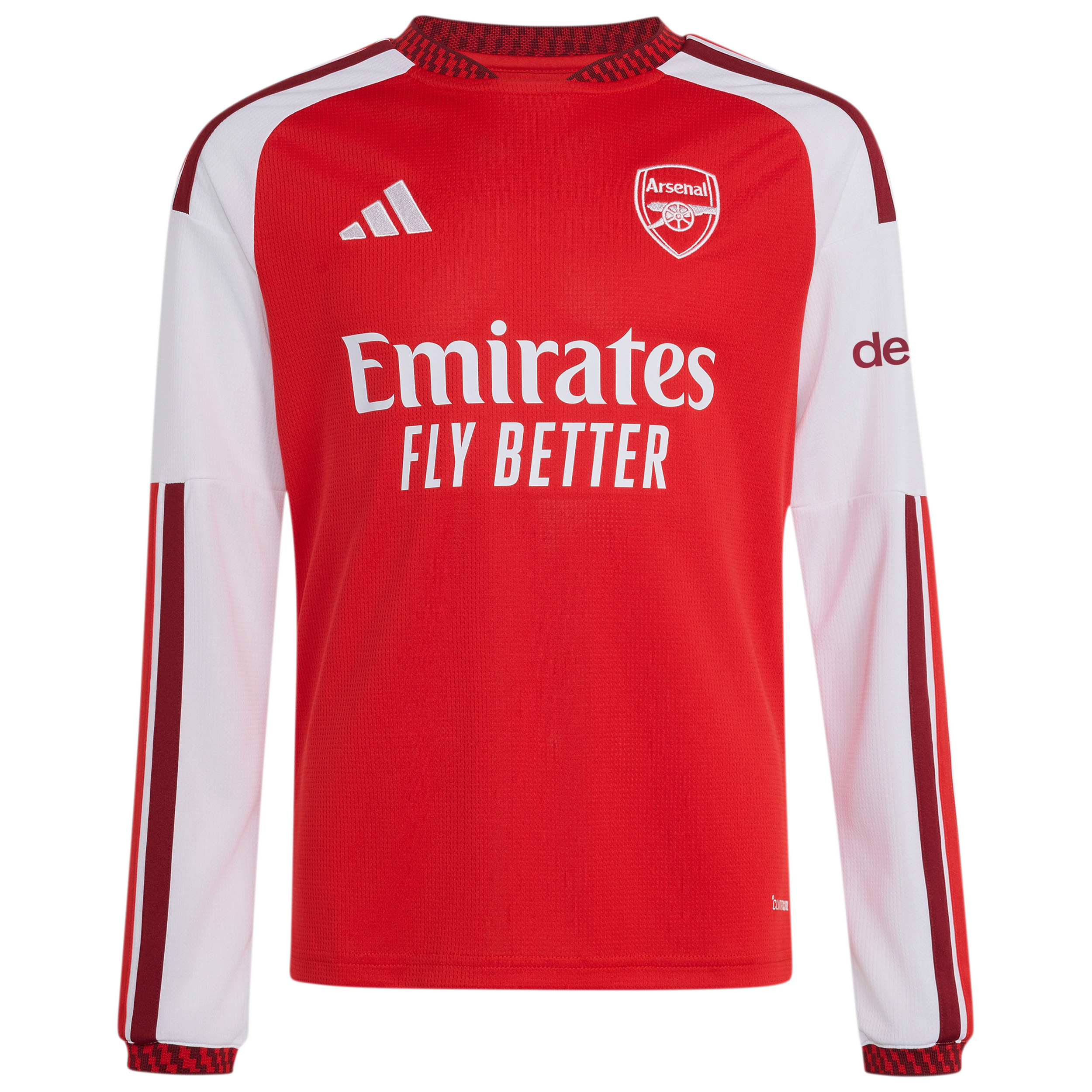 [ESK] Declan Rice #41 Arsenal Youth 2026/27 Home Replica Long Sleeve Jersey - Red